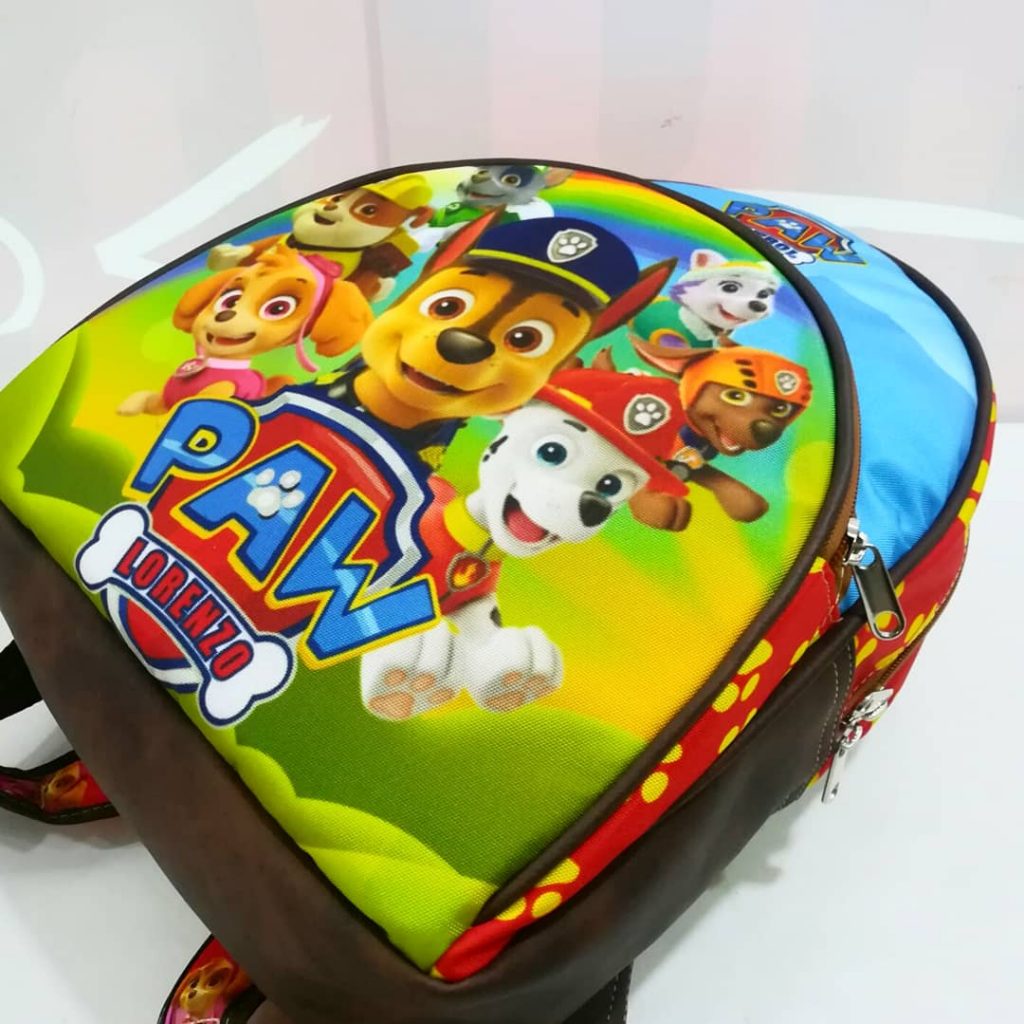 Morral Soporte Cuero Sintético Paw Patrol Personajes - Imagen 2