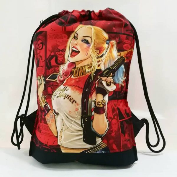 Tula Harley Quinn Fondo Rojo