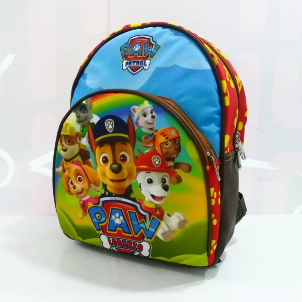 Morral Soporte Cuero Sintético Paw Patrol Personajes