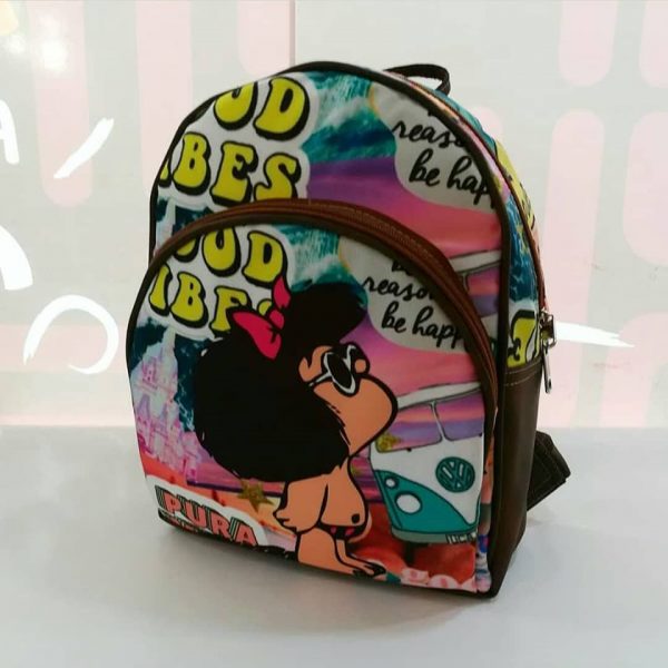 Morral Soporte Cuero Sintético Mafalda Playa