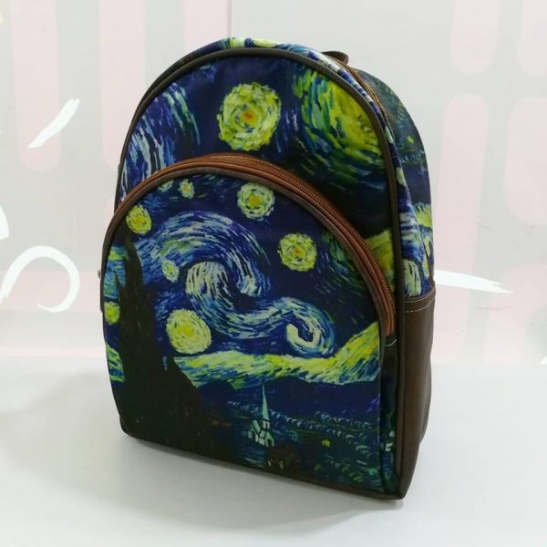 Morral Soporte Cuero Sintético Van Gogh
