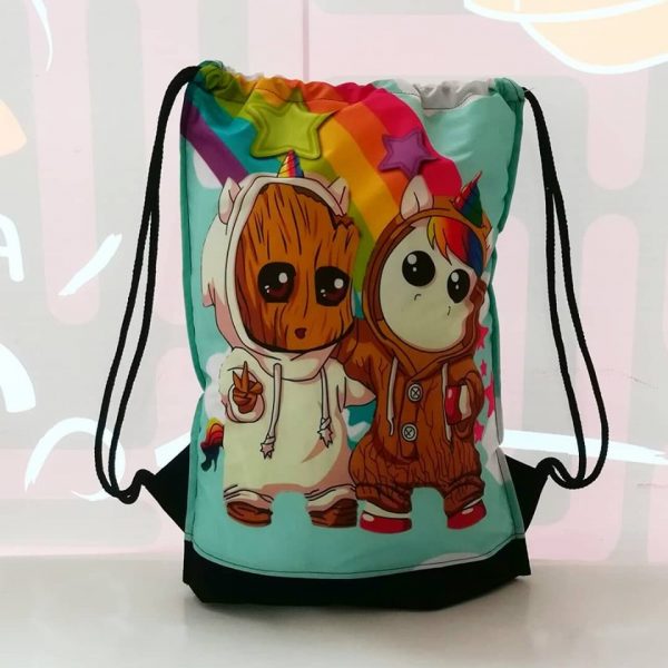 Tula Baby Groot y Baby Unicornio Disfrazados