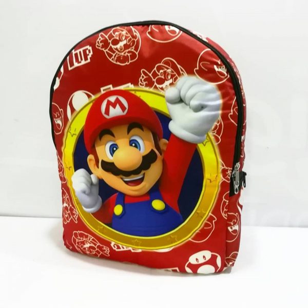 Morral Mario Bros Fondo Rojo
