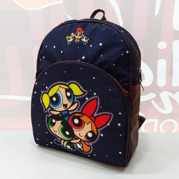 Morral Soporte Cuero Sintético Chicas Superpoderosas