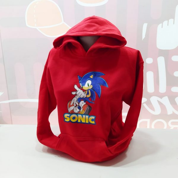 Hoodie Rojo de Sonic