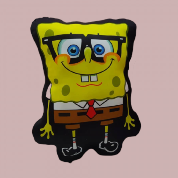 Cojin Forma Bob Sponja Con Gafas
