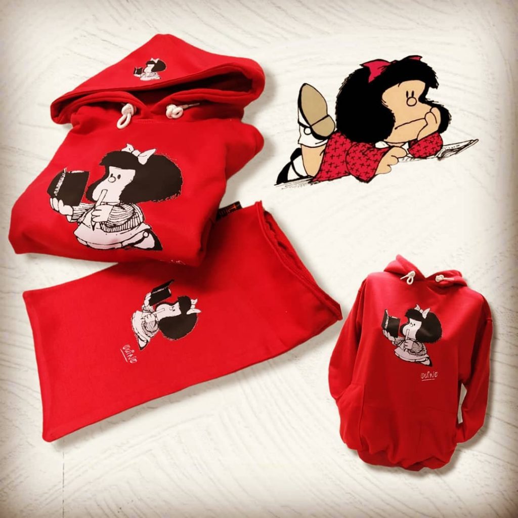 Hoodie Mafalda Rojo - Imagen 2