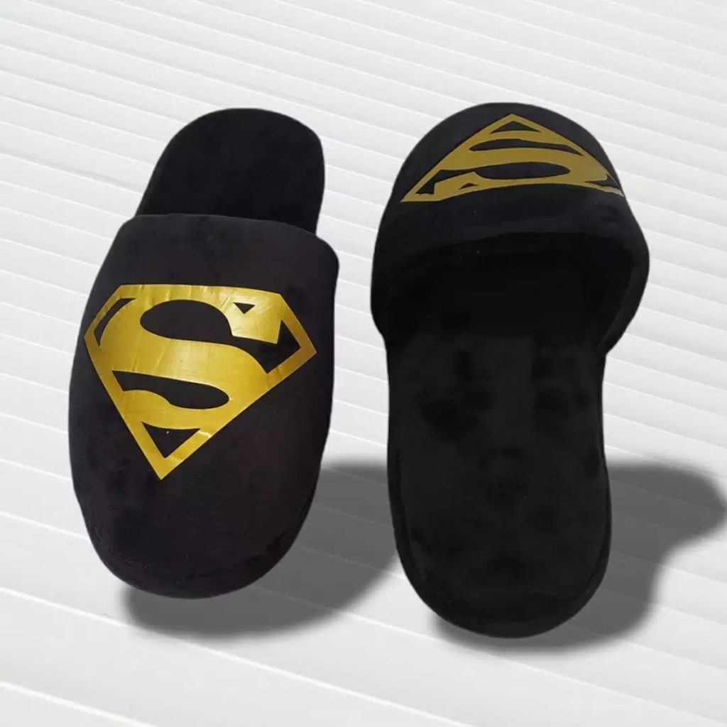 Pantuflas Logo Superman Dorado - Imagen 2